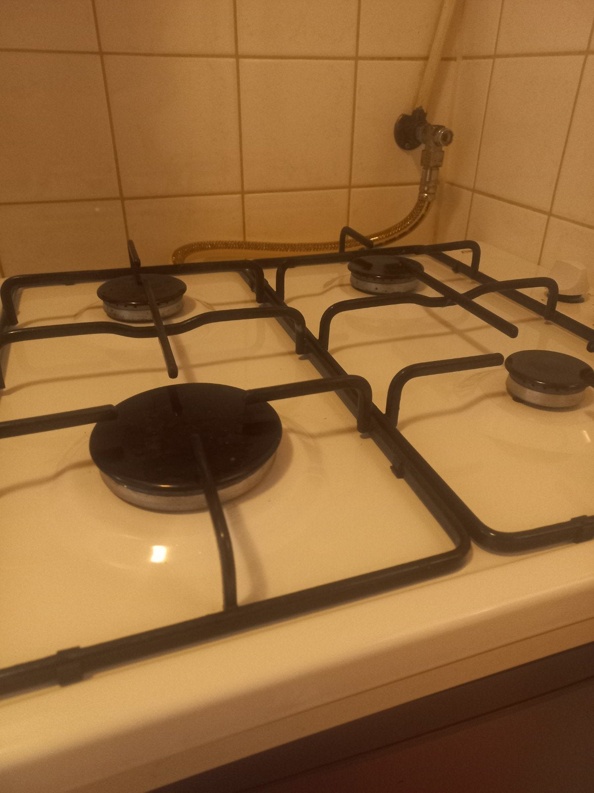 Gebruikt gasfornuis met 4 pitten, Ophalen, Gebruikt, Minder dan 85 cm, 60 cm of meer