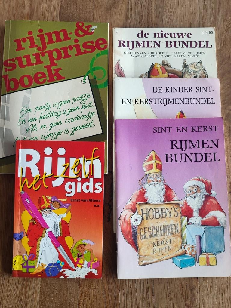 Rijmen rijmgids dichten gedicht Sinterklaas kerst boekje, Ophalen of Verzenden, Gelezen