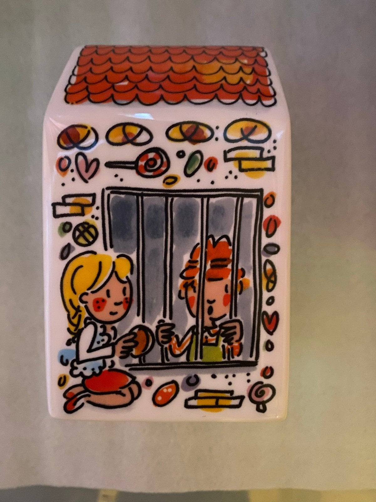 Blond Amsterdam Efteling Spaarpot Huisje Hans en grietje, Ophalen of Verzenden, Nieuw, Gebruiksvoorwerp