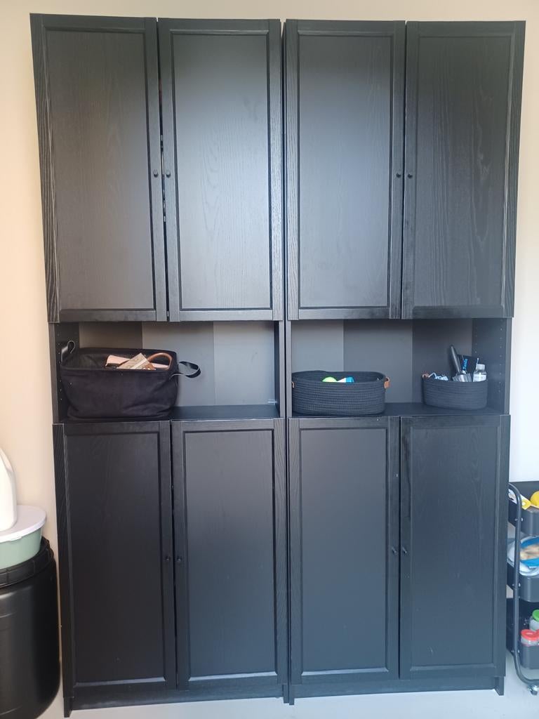 Te koop super twee mooie Billy kasten van Ikea z.g.a.n., Huis en Inrichting, Kasten | Roldeurkasten en Archiefkasten, 200 cm of meer