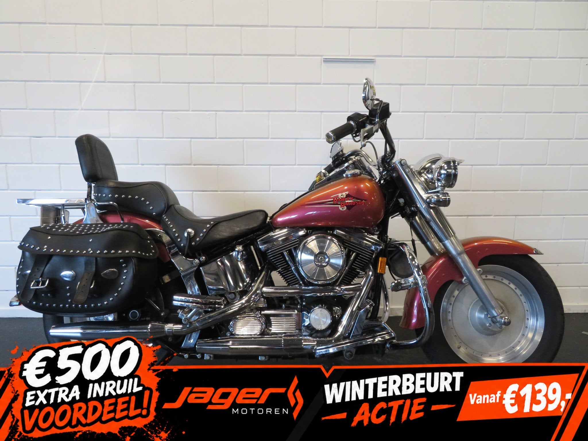 Harley-Davidson FLSTF FAT BOY 1340 EIGENBOUW (bj 1994), 1340 cc, Chopper, Gebruikt, Bedrijf