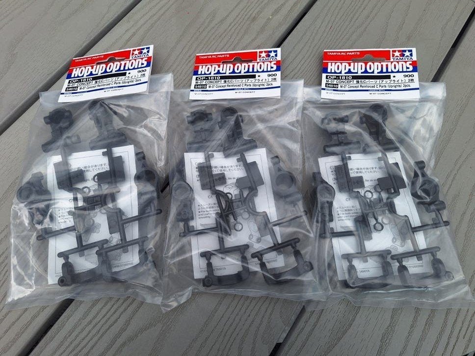 Tamiya 54810 M07 concept C parts Uprights | Nieuw, Elektro, Nieuw, Ophalen of Verzenden, Schaal 1:10
