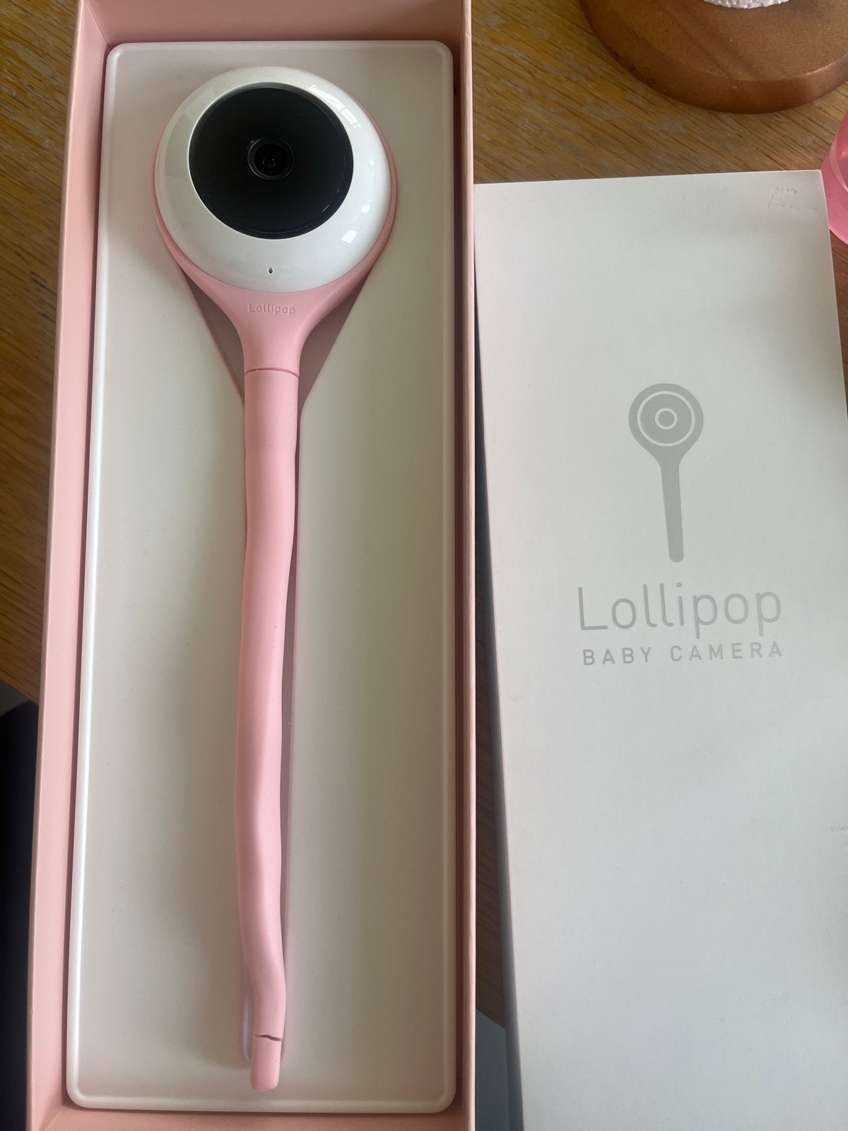 Lollipop Baby Camera - Roze (staart licht beschadigd), Ophalen of Verzenden, Gebruikt, 250 meter of meer, Camera