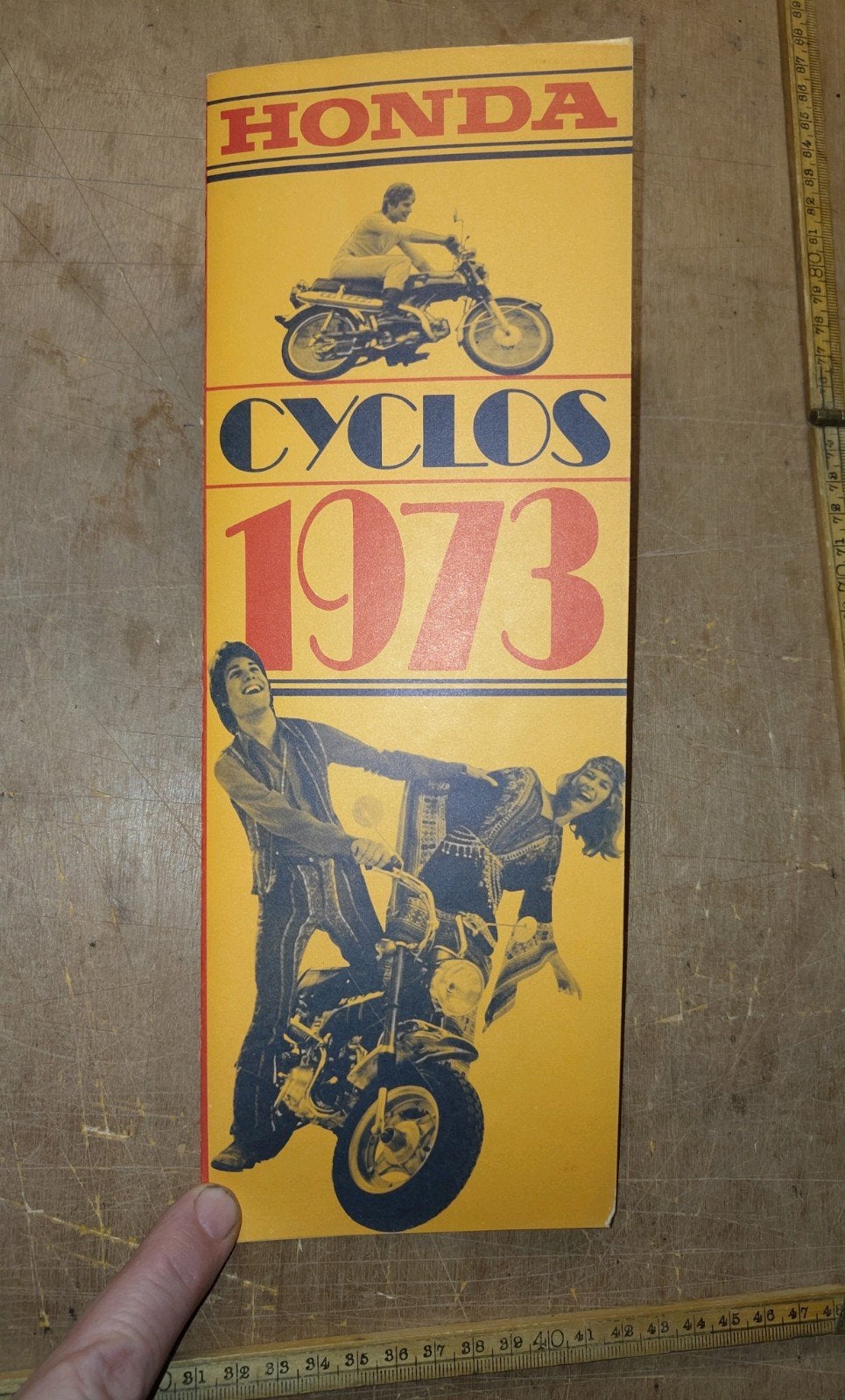Honda tweewieler folder 1973 F, Ophalen of Verzenden