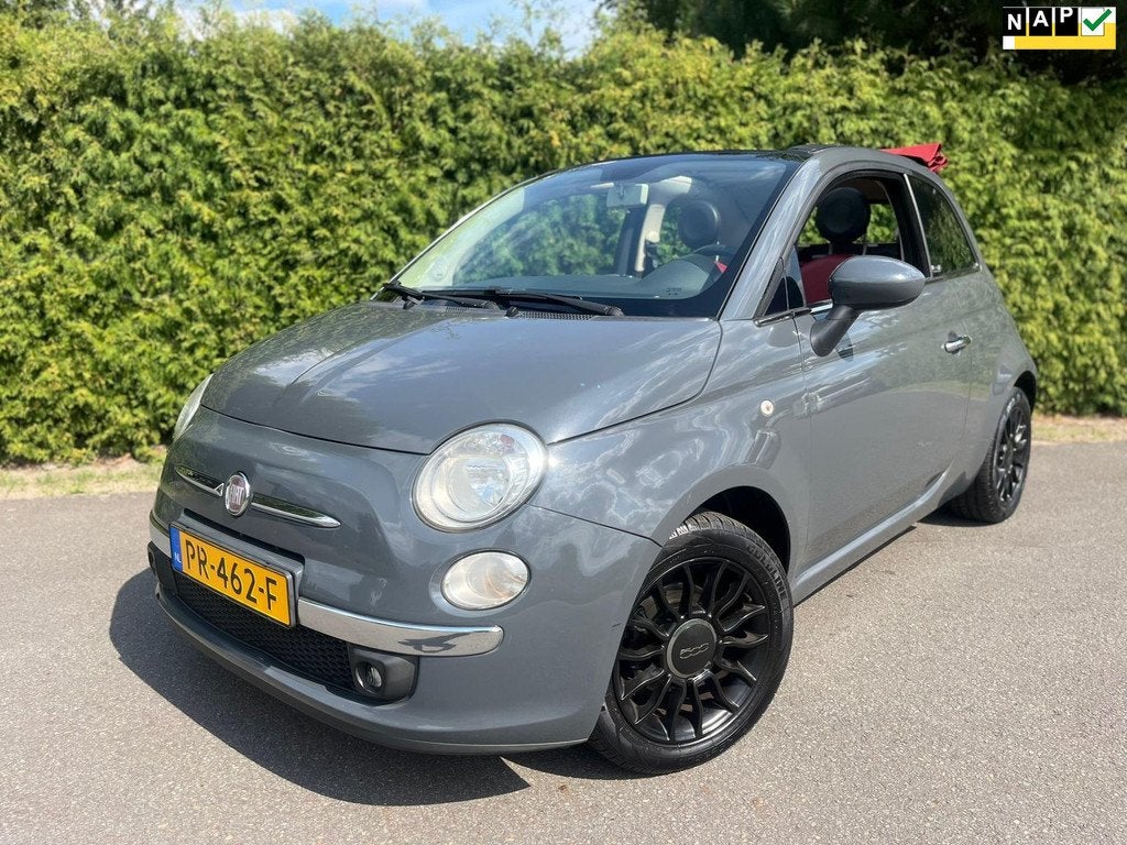Fiat 500 0.9 TwinAir Cabrio Leer LM16", Auto's, Fiat, Euro 5, 86 pk, Gebruikt, 31 €/maand