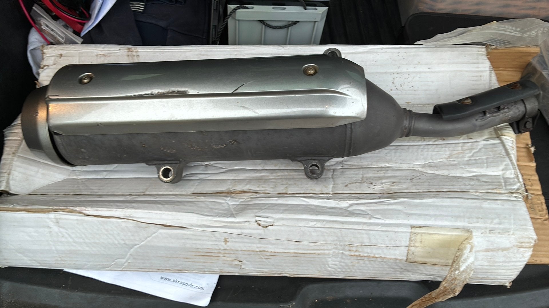 Z.g.a.n. uitlaat demper xmax 250, Motoren, Ophalen of Verzenden