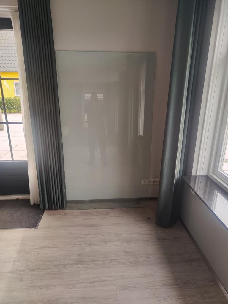 Glazen blad voor vergadertafel, Gratis., Ophalen, Gebruikt