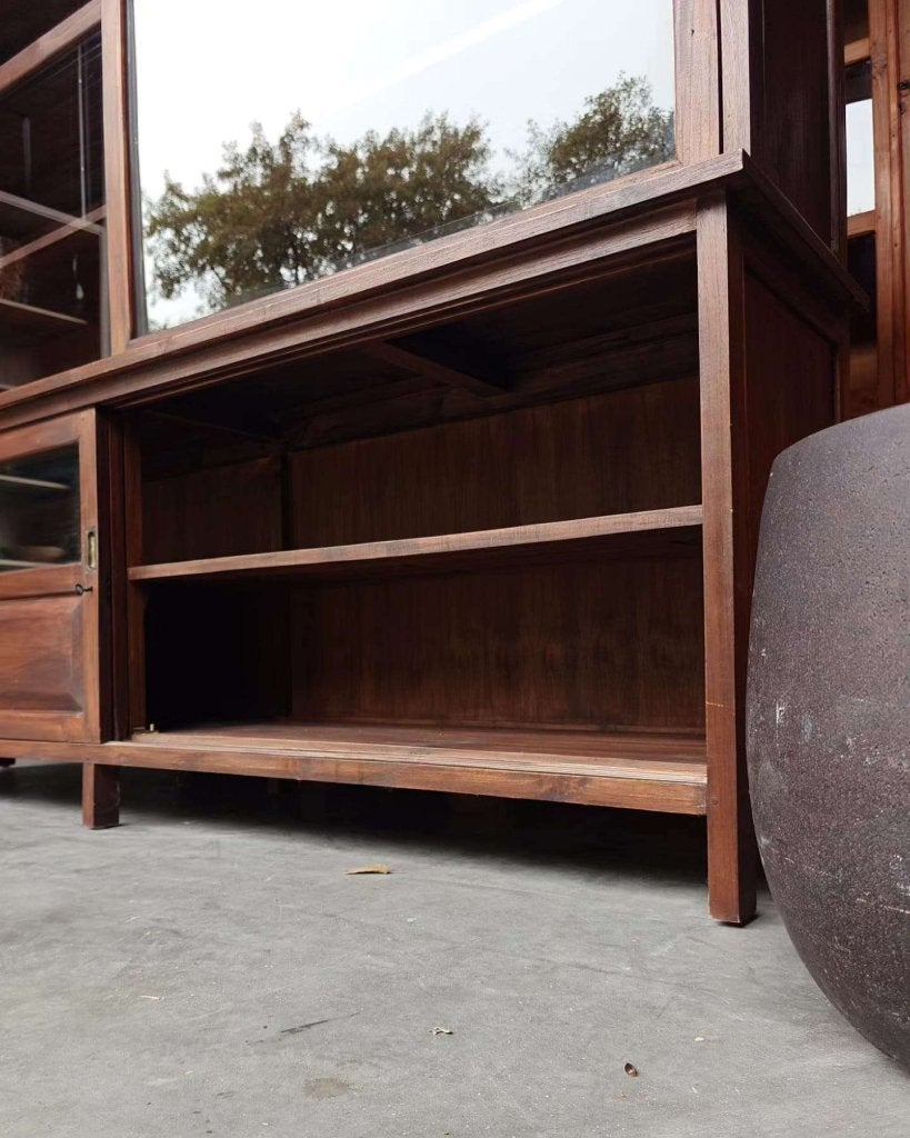 Antieke winkelkast | Winkelvitrine | Buffetkast #6631, Gebruikt, -, 200 cm of meer, -