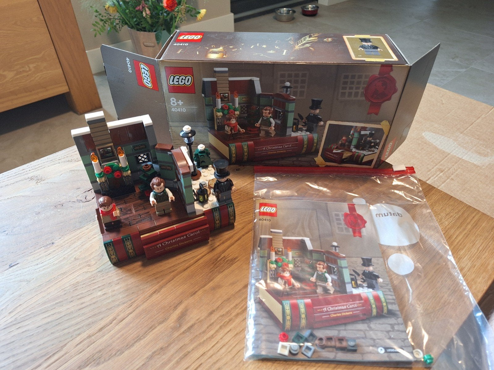 lego kerst 40410 cristmas carol charles dickens, Ophalen of Verzenden, Zo goed als nieuw, Compleet