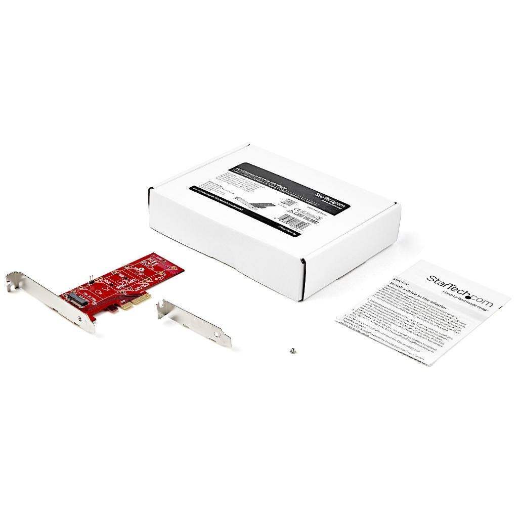 StarTech x4 PCI Express to M.2 PCIe SSD Adapter, Intern, SSD, Nieuw, Ophalen of Verzenden