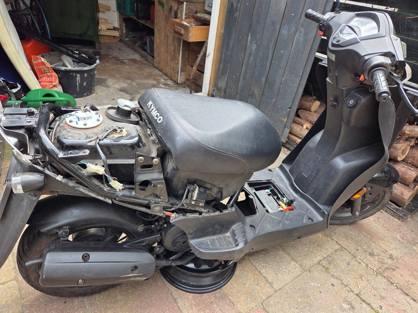 Frame met kenteken kymco agility., Ophalen of Verzenden, Gebruikt, Blok