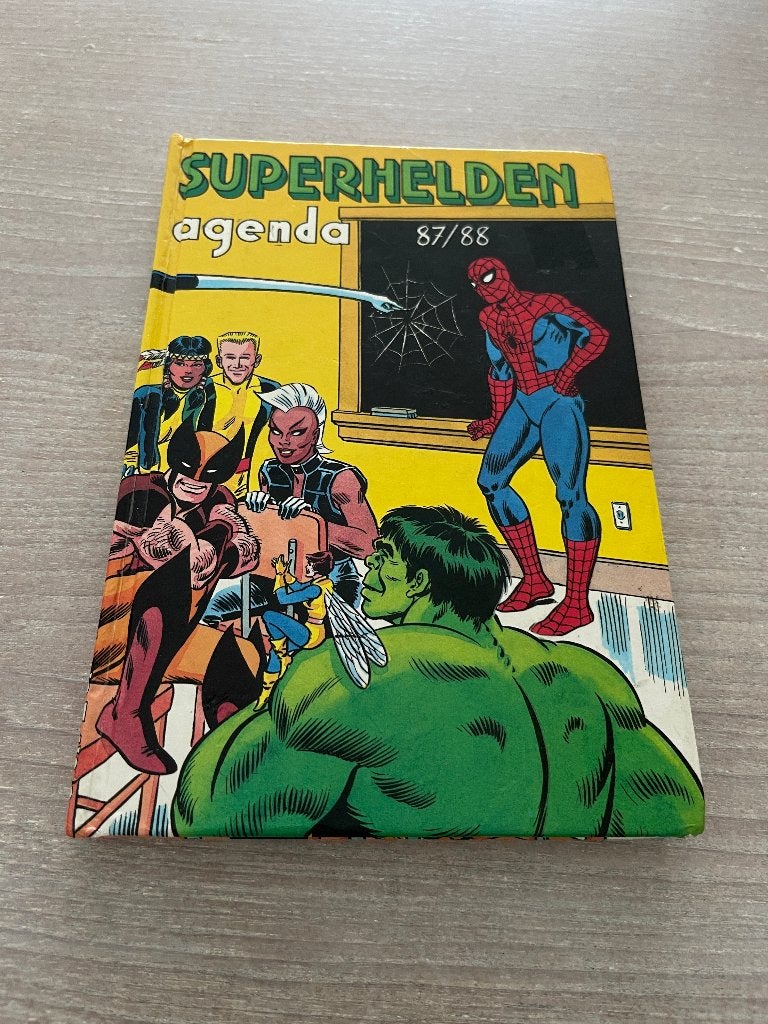 Vintage Superhelden agenda’s 87/88+90/91 Junior Press Marvel, Ophalen of Verzenden, Gebruikt