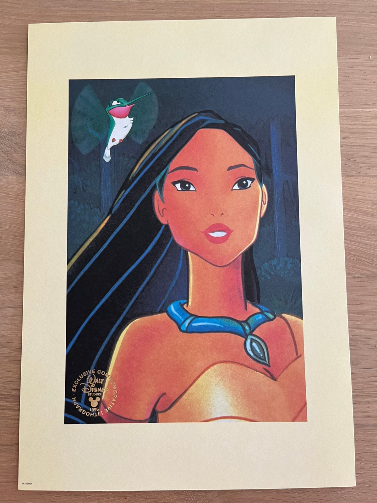 Disney’s Pocahontas - set van 3 litho’s, Verzenden, Nieuw