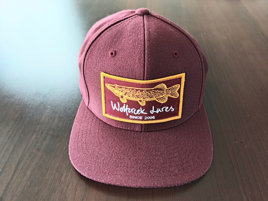 Wolfcreek pet cap Pike Patch Fitted Snapback - Burgundy, Ophalen, Zo goed als nieuw, Overige typen