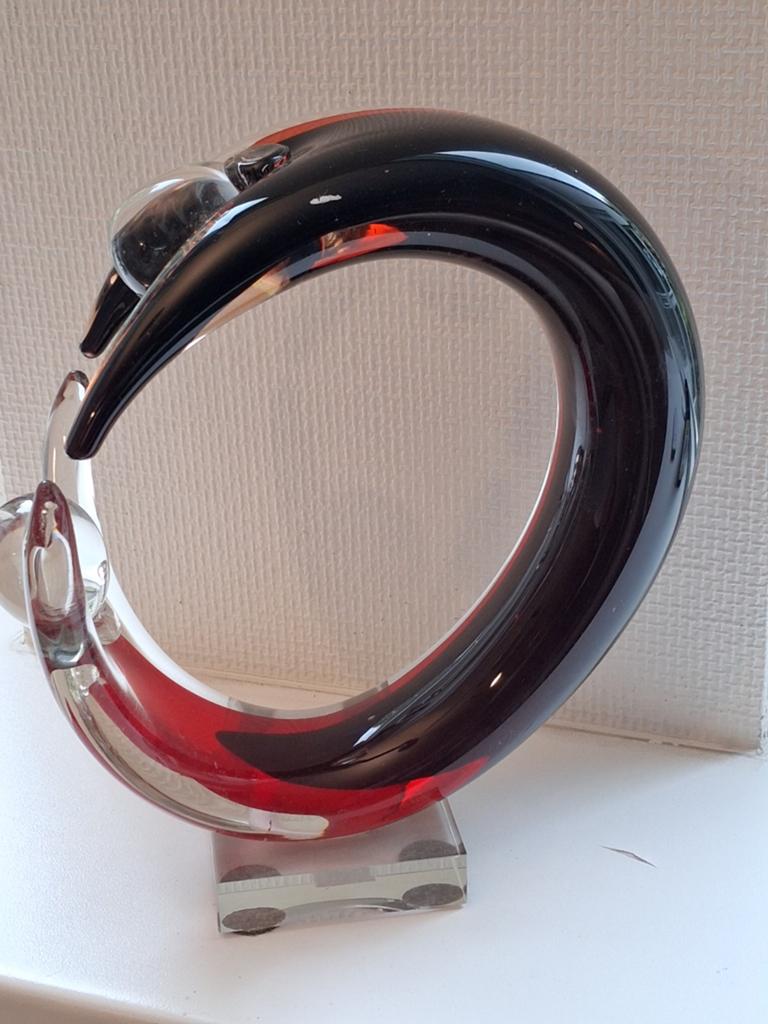 Siervoorwerp circle of life massief glas, Ophalen