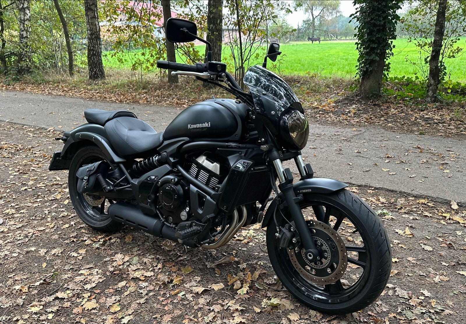 Kawasaki Vulcan S - Zwarte Chopper met ABS, 2 cilinders, Chopper, Gebruikt, Particulier