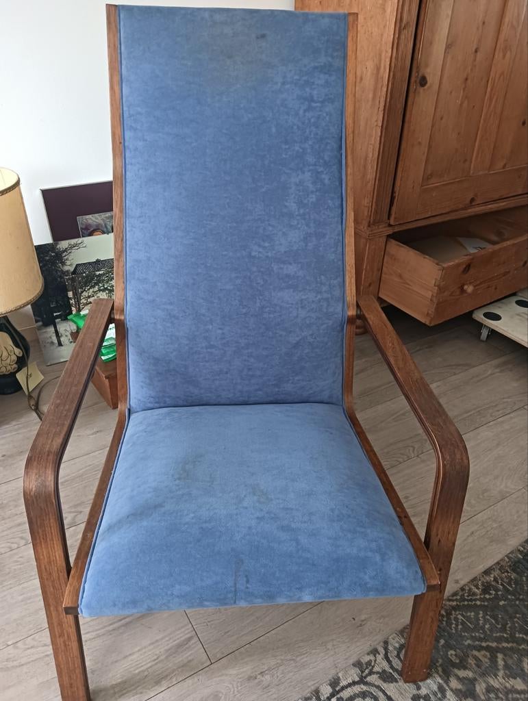 Vintage Fritz Hansen fauteuil — Made in Denmark — originele, Ophalen