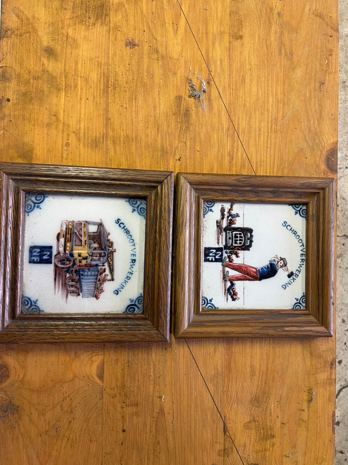 Diverse tegels makkummer aardewerk, Antiek en Kunst, Ophalen