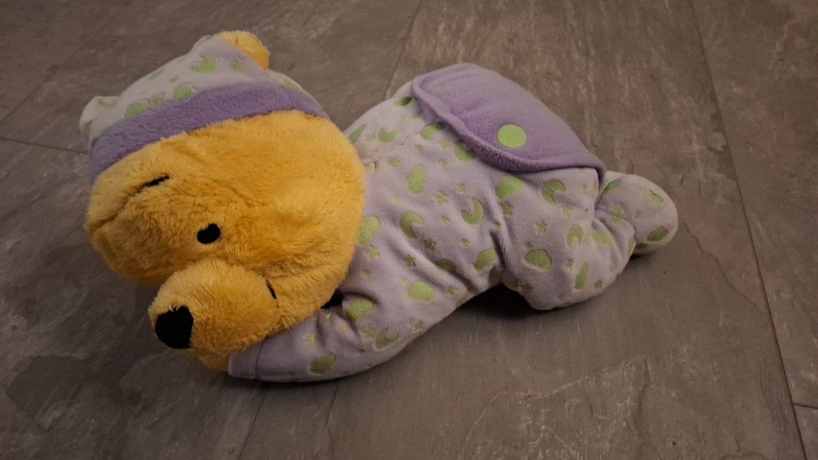Winnie de Poeh knuffel - slaapknuffel, Disney, Geel, Overige typen, Ophalen of Verzenden