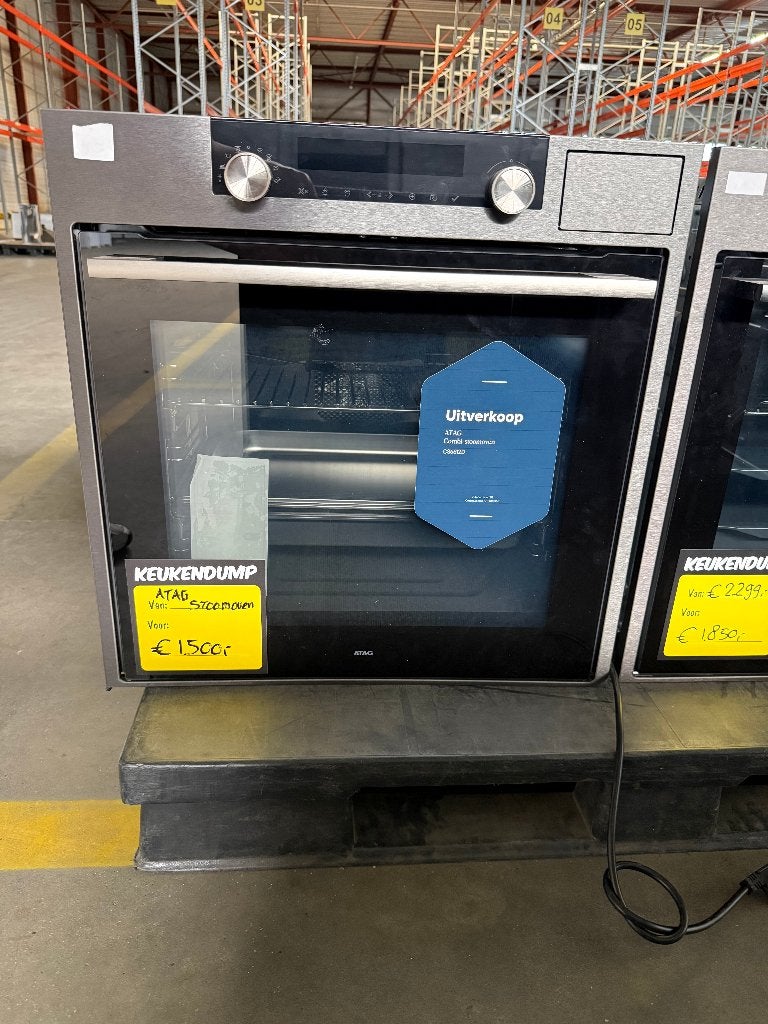 ATAG CS6612D Stoomoven - Nieuw model, uit verpakking, Ophalen, Nieuw, Combi-oven, 55 tot 60 cm