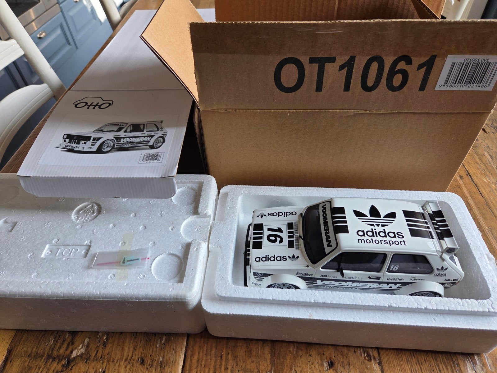 Vw volkswagen golf mk1 gti 1:18 ottomobile, Ophalen of Verzenden, Nieuw, Auto, OttOMobile