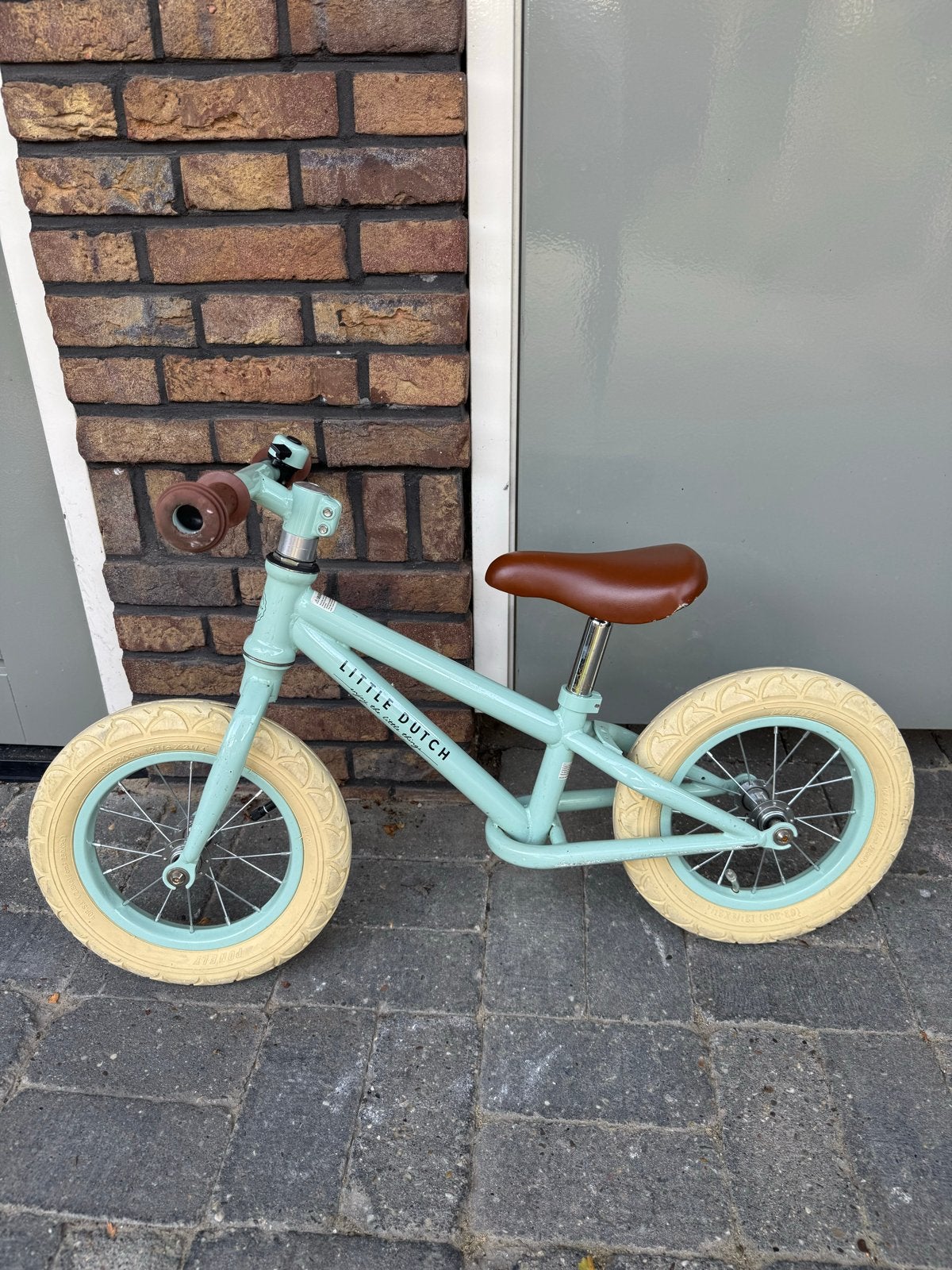 Little Dutch loopfiets mintgroen, Fietsen en Brommers, Ophalen, Zo goed als nieuw, Minder dan 16 inch
