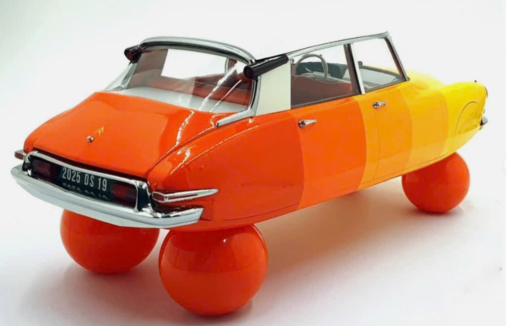 Citroen DS 19 op ballen 1959 1/12 lim. ed. NOREV ref: 121581, Verzenden, Nieuw, 1:5 t/m 1:8, Auto