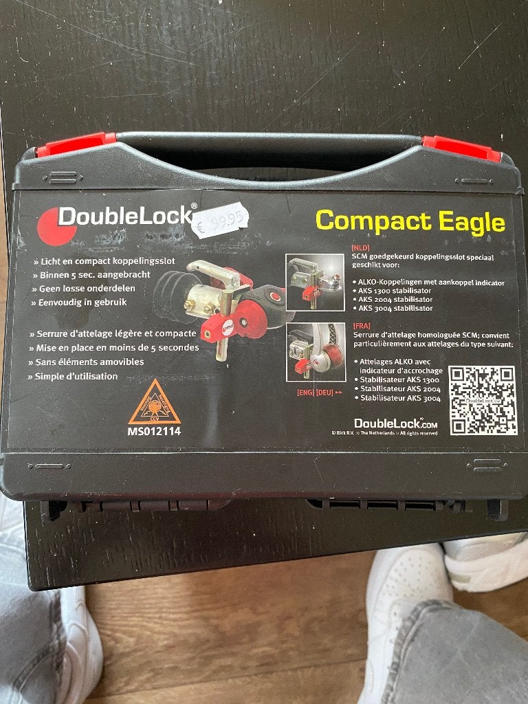 DoubleLock Compact Eagle koppeling slot, Ophalen of Verzenden, Nieuw