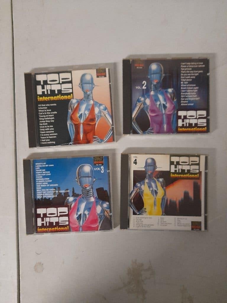 4 cd set top hits, Ophalen of Verzenden, Gebruikt