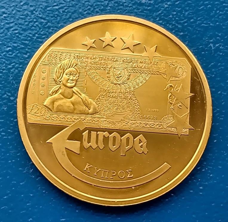Cyprus Europa penning - 2003 UNC, Verzenden, Overige materialen, Nederland