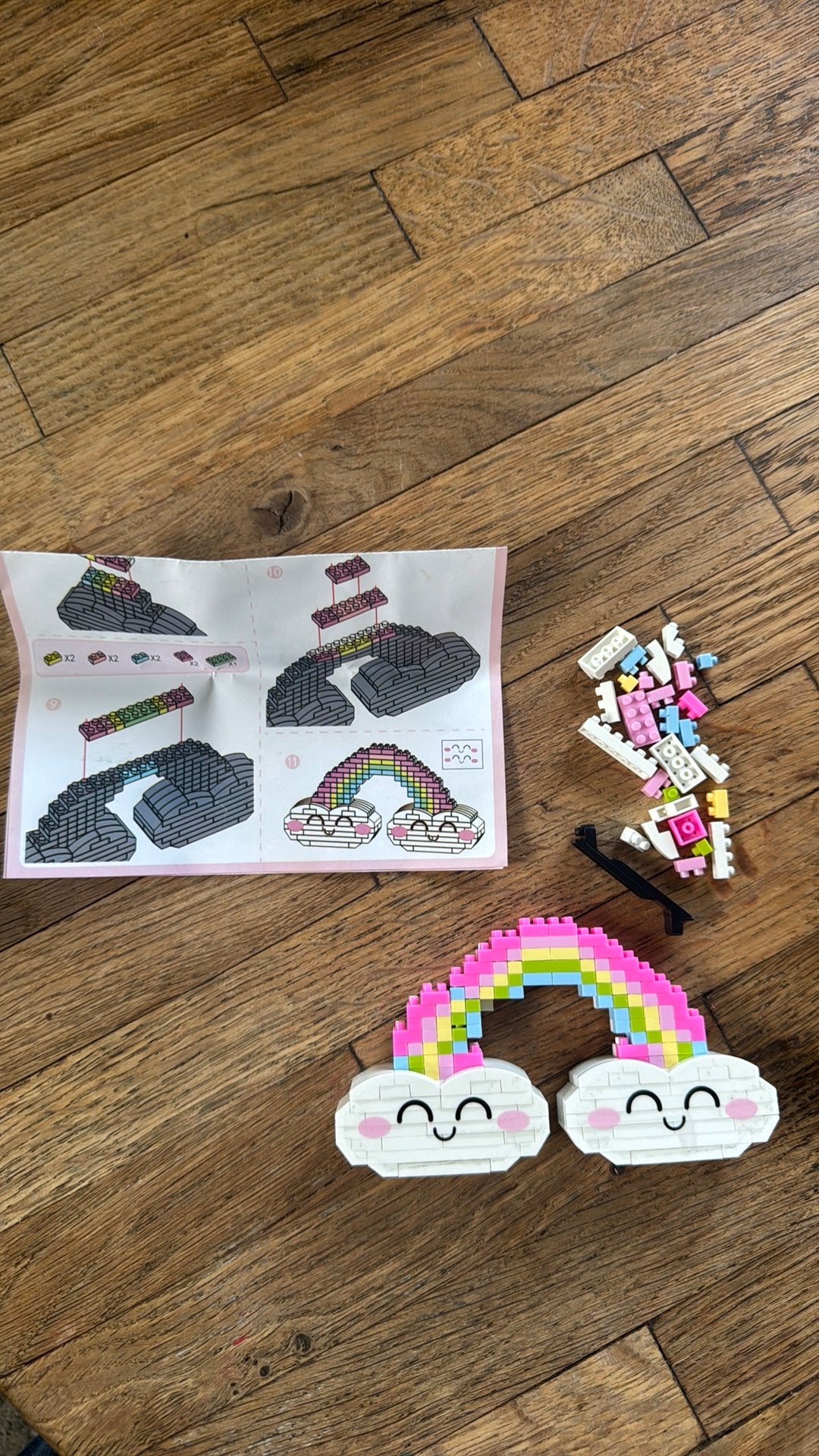 Regeboog Mini-bricks, soort lego, Ophalen of Verzenden, Zo goed als nieuw