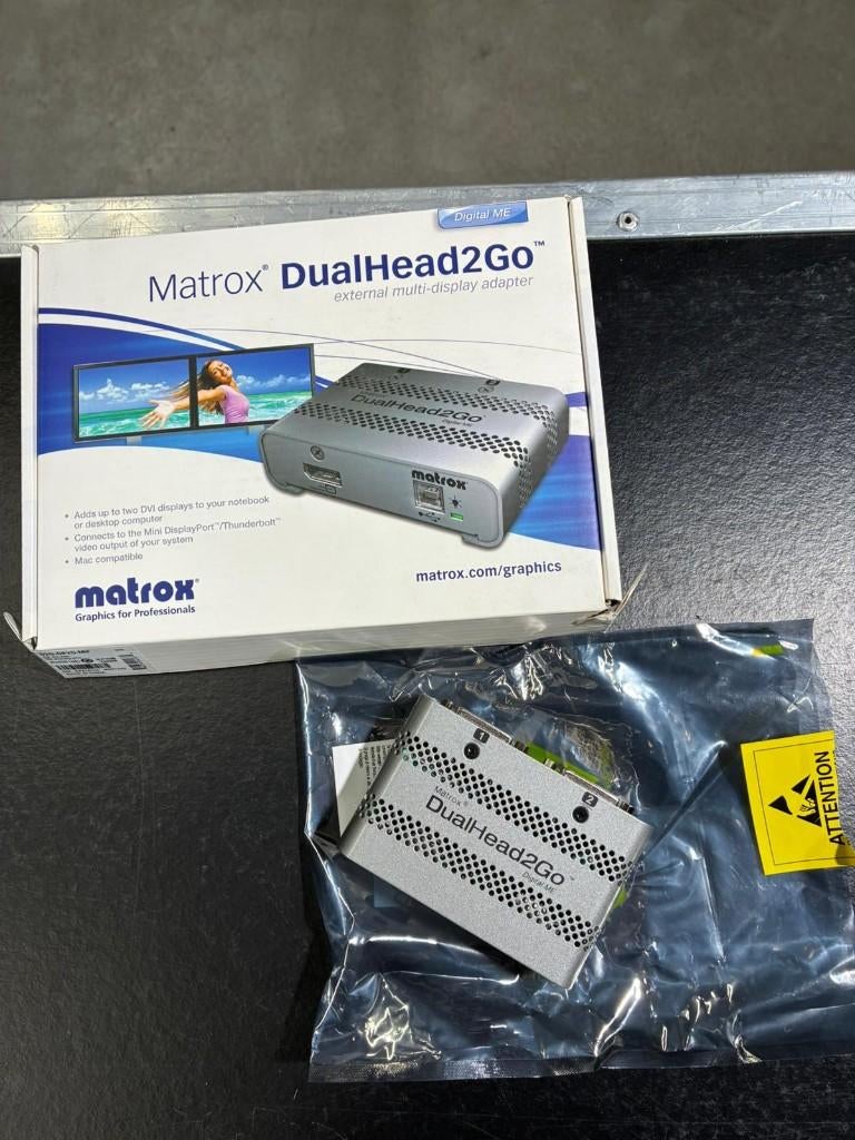 Matrox dualhead2go, Ophalen of Verzenden, Zo goed als nieuw