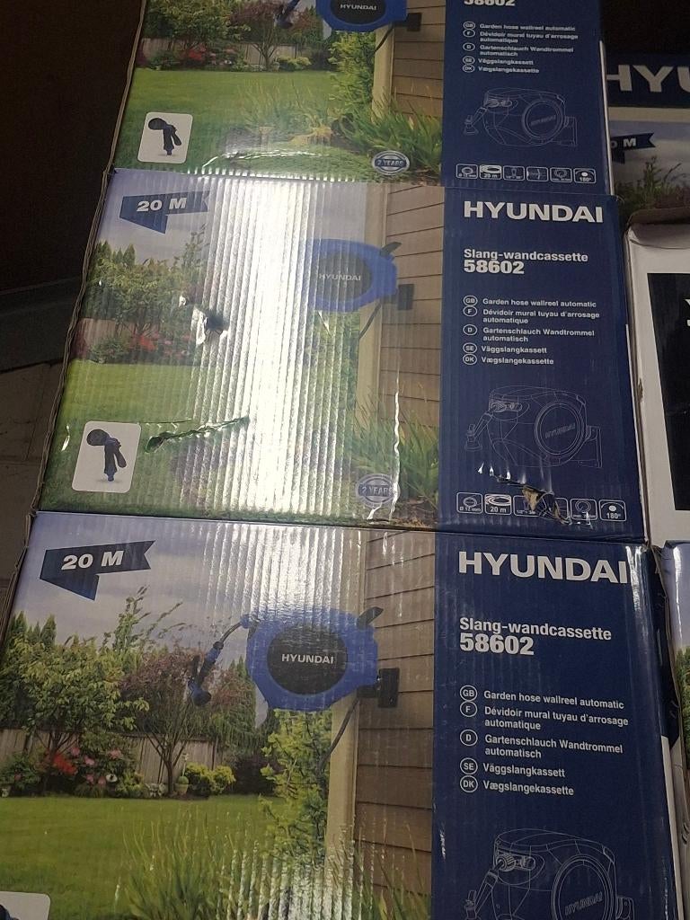 Hyundai wandhaspel tuinslang, Tuin en Terras, Tuinslangen, Ophalen of Verzenden, Nieuw, Tuinslang