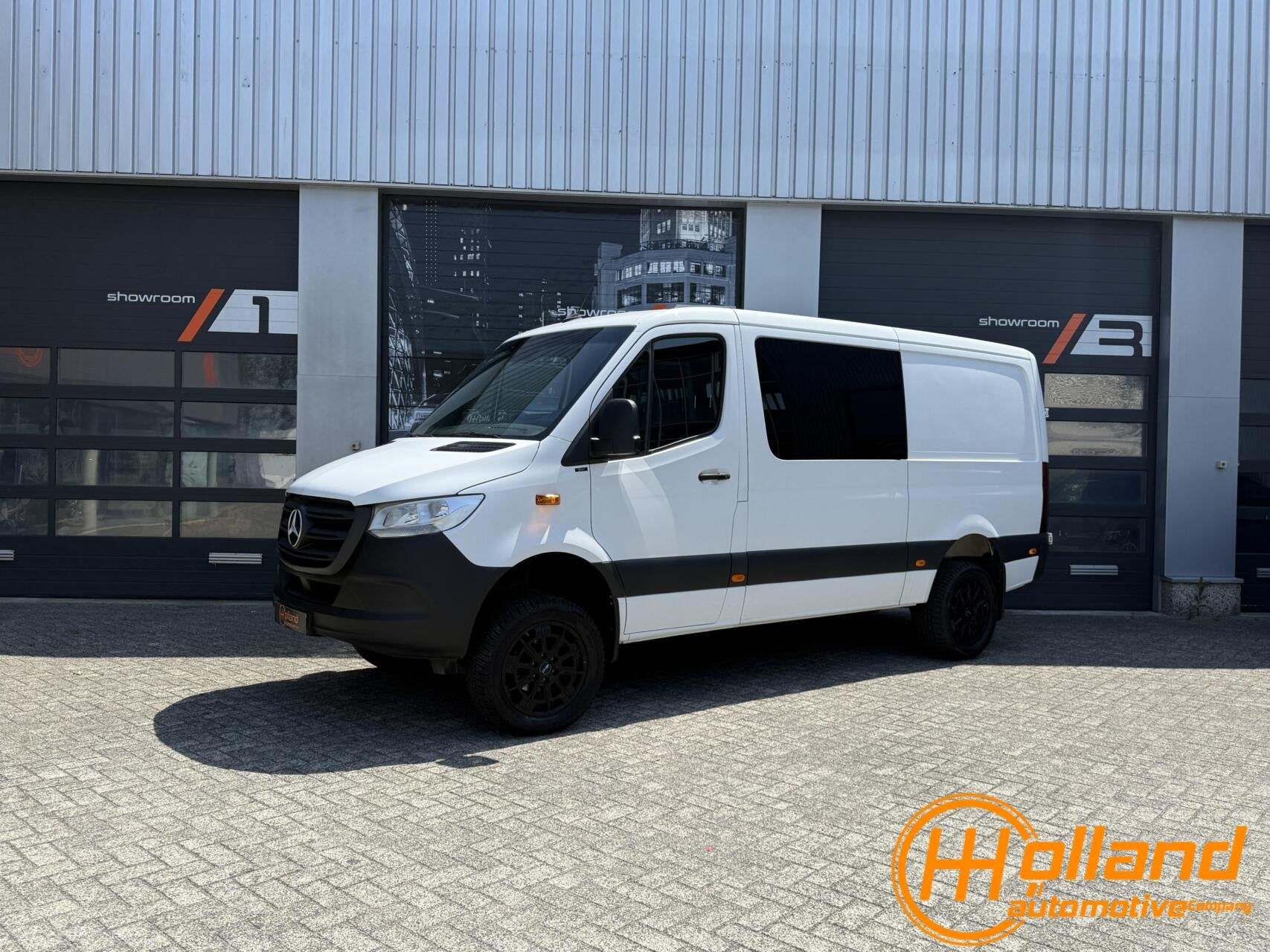 Mercedes Sprinter bestel 316 2.2 CDI L2H1 DC 4X4!, Auto's, Bestelauto's, Gebruikt, 4 cilinders, Met garantie (alle), Mercedes-Benz