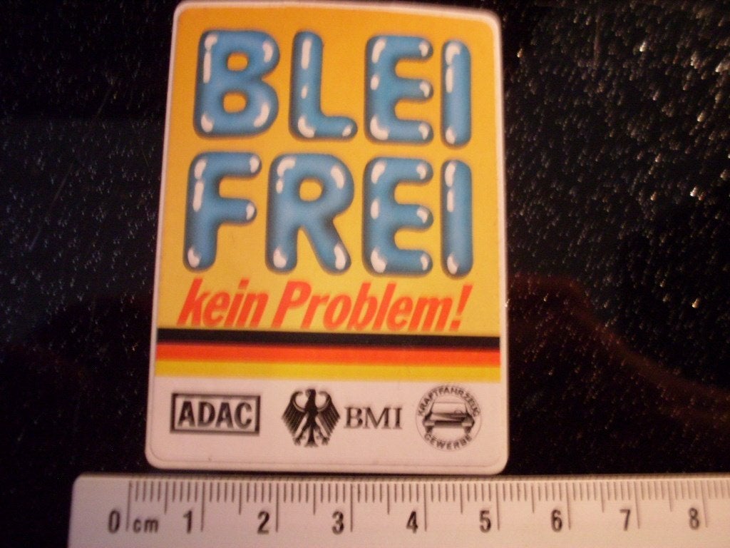 sticker blei frei kein problem! adac bmi logo, Verzenden, Zo goed als nieuw, Bedrijf of Vereniging