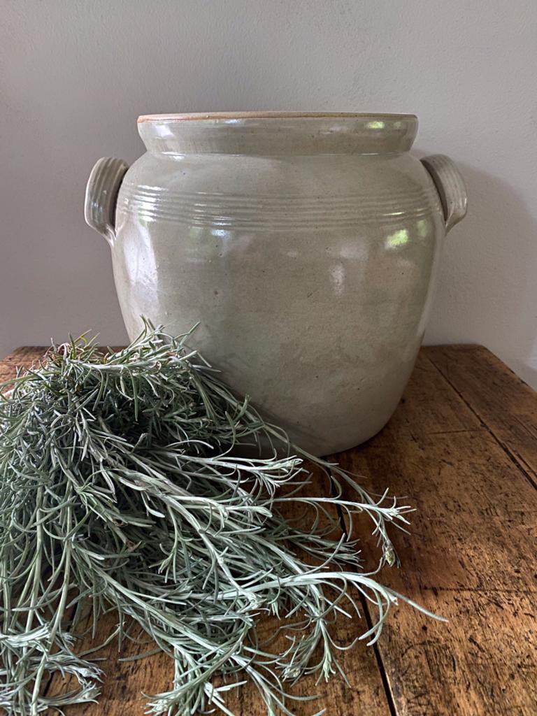Oude grespot-Franse pot-greskruik-brocante-oude pot, Antiek en Kunst, Ophalen