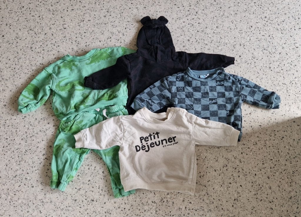 Kledingpakket jongens maat 80 (o.a. Flinq, Hema), Kinderen en Baby's, Ophalen of Verzenden, Zo goed als nieuw, Maat 80