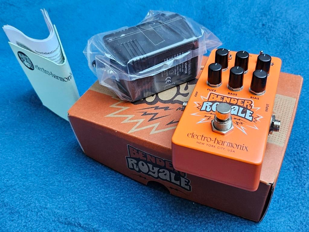 EHX Bender Royale Orange limited edition, Ophalen of Verzenden, Zo goed als nieuw, Distortion, Overdrive of Fuzz
