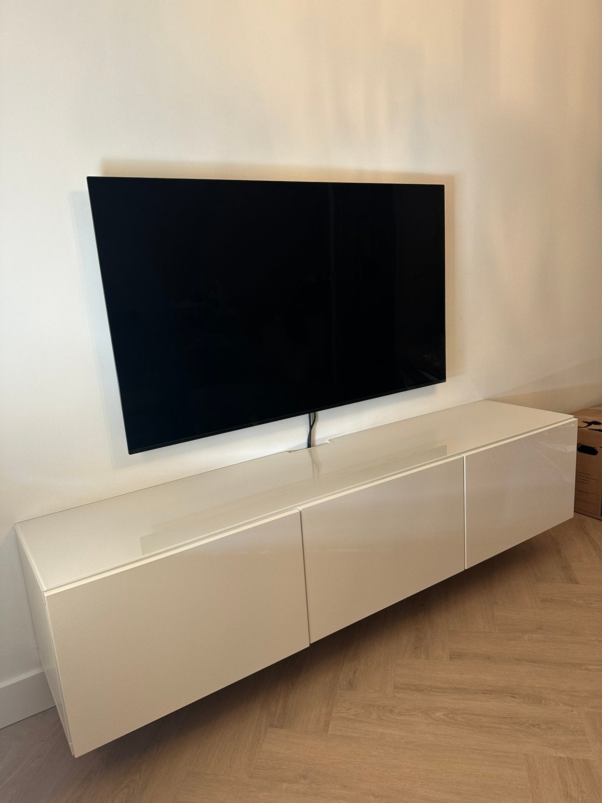 Zwevend tv-hangmeubel, Huis en Inrichting, Ophalen, Zo goed als nieuw, 25 tot 50 cm, Minder dan 100 cm