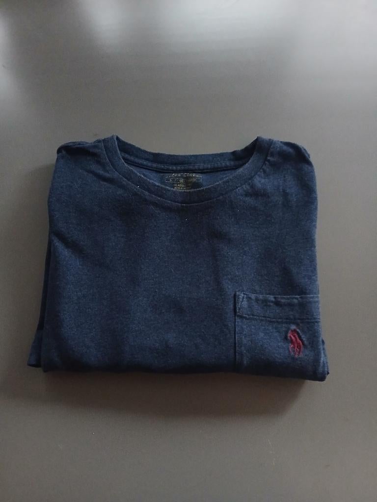 Ralph Lauren Polo Maat S, Kleding | Heren, T-shirts, Blauw, Ralph Lauren, Ophalen of Verzenden, Gedragen