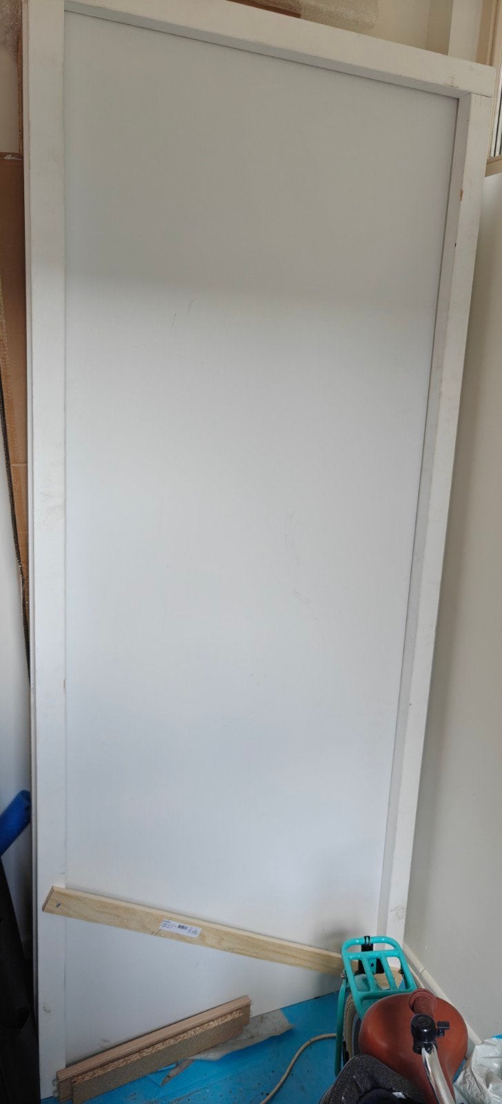 Kozijn incl. boarddeur ongebruikt 56X90MM 83X211,5CM, Ophalen, 80 tot 100 cm, Binnendeur, Nieuw