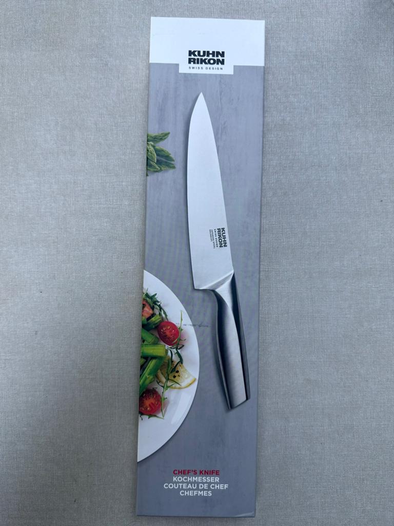 Chef's mes - Kuhn Rikon Swiss Design, Ophalen of Verzenden, Nieuw, Metaal, Overige merken