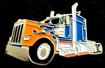 Kenworth W900B pin- gelakt, Verzenden, Nieuw, Transport, Speldje of Pin