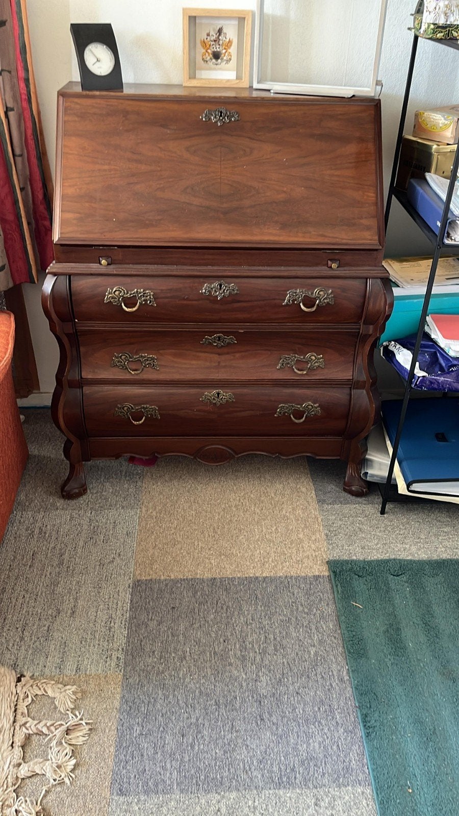 Klepbureau Louis XV, Ophalen