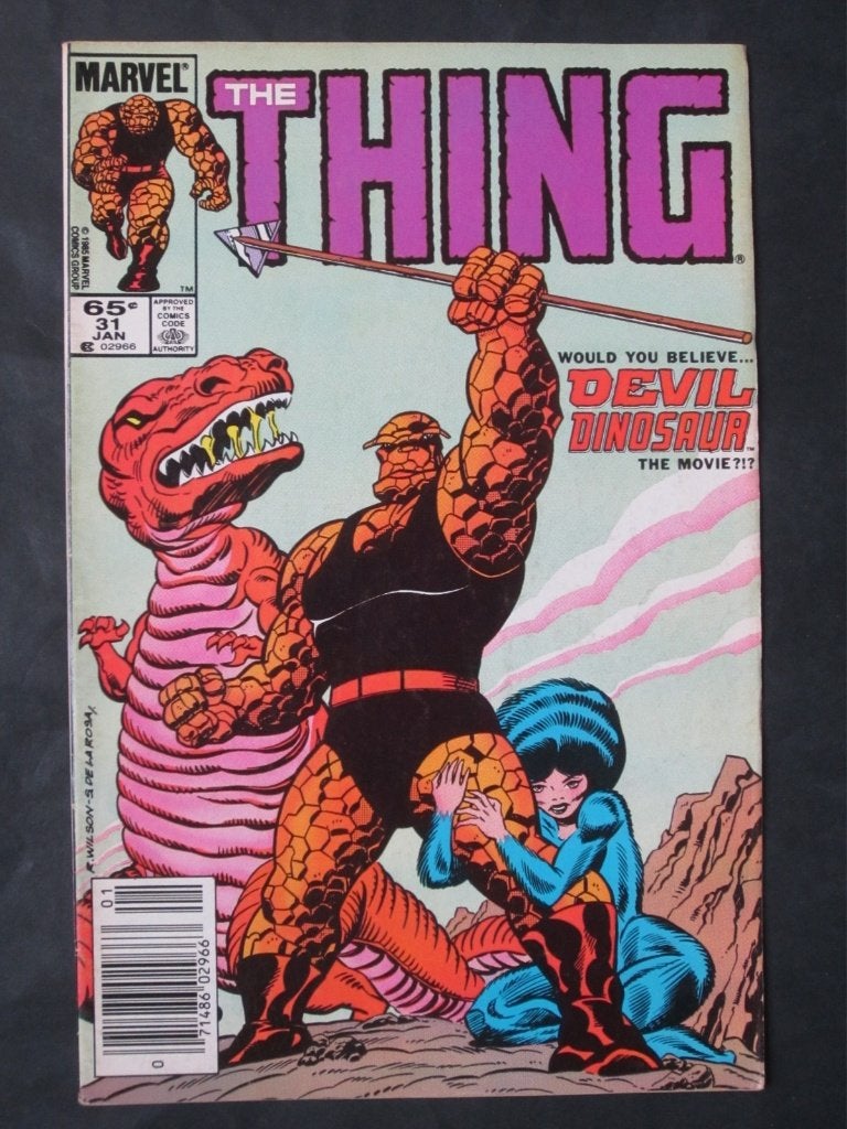 The Thing (1983 serie) #31 Marvel 1986 Devil Dinosaur, Eén comic, Verzenden, Gelezen, Amerika