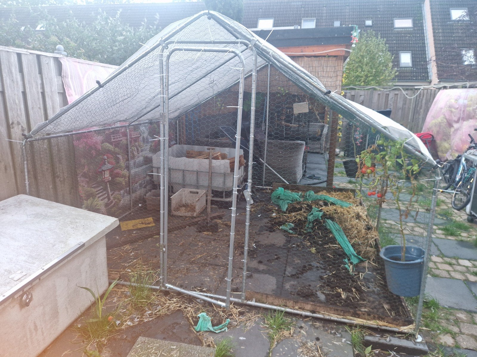 kippenhok eenden verblijf  buitenverblijf, Dieren en Toebehoren, Ophalen, Kippenhok of Kippenren