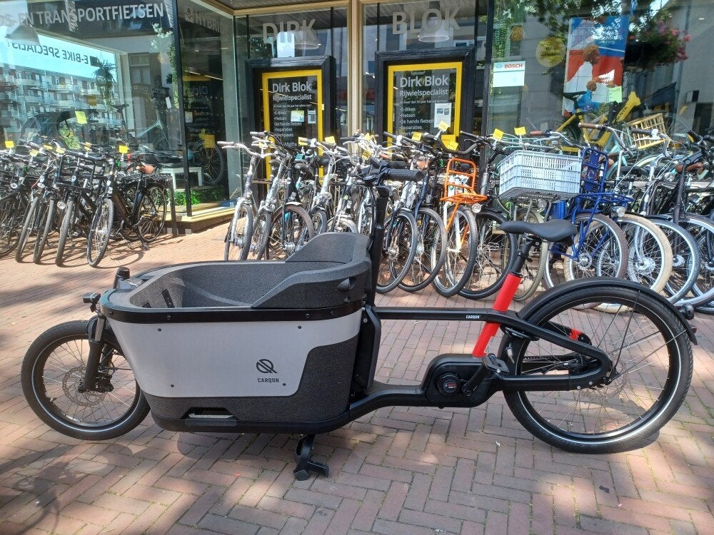 Carqon Cruise E2 Zwart/Rood 2x400Wh NIEUW 24 mnd Garantie, Fietsen en Brommers, Fietsen | Bakfietsen, Niet ingevuld, Nieuw, Niet ingevuld