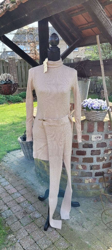 EMMA & ASHLEY huispak jurk broek maat M/L valt S Nieuw, Beige, Nieuw, Ophalen of Verzenden, Maat 36 (S)