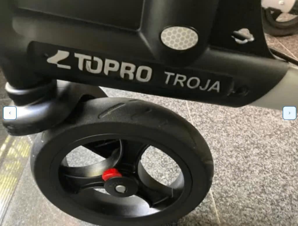 Topro Troja rollator, type 2G, maat Small, z.g.a.n, Diversen, Rollators, Ophalen of Verzenden, Opvouwbaar, Zo goed als nieuw