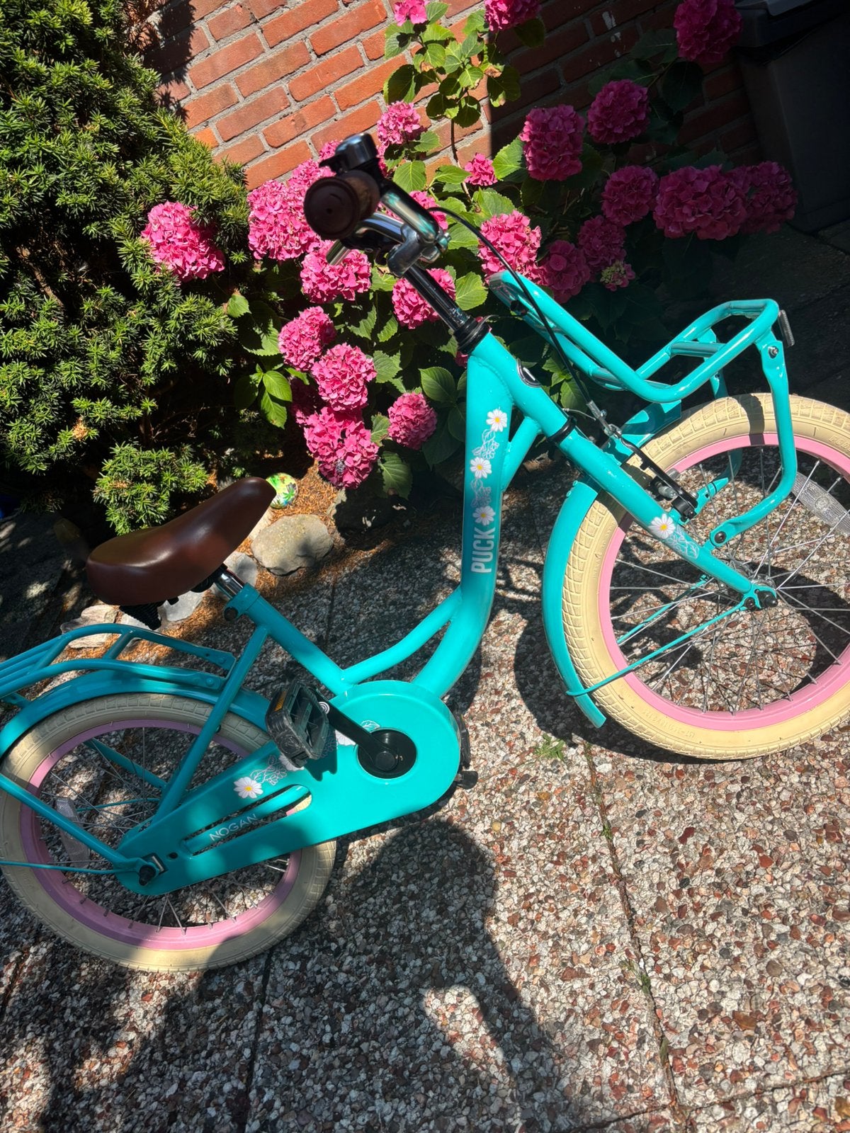 Nogan Puck 16 inch kinderfiets – Zeer nette staat, Ophalen, Zo goed als nieuw, 16 tot 20 inch